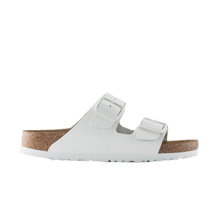 Birkenstock Arizona Soft Footbed Smooth Leather White side view