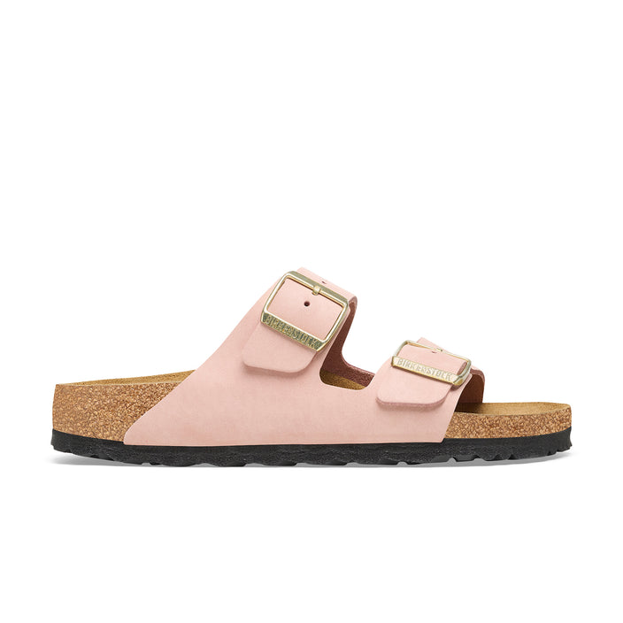 Birkenstock Australia Arizona SFB Soft Pink Nubuck Leather side view