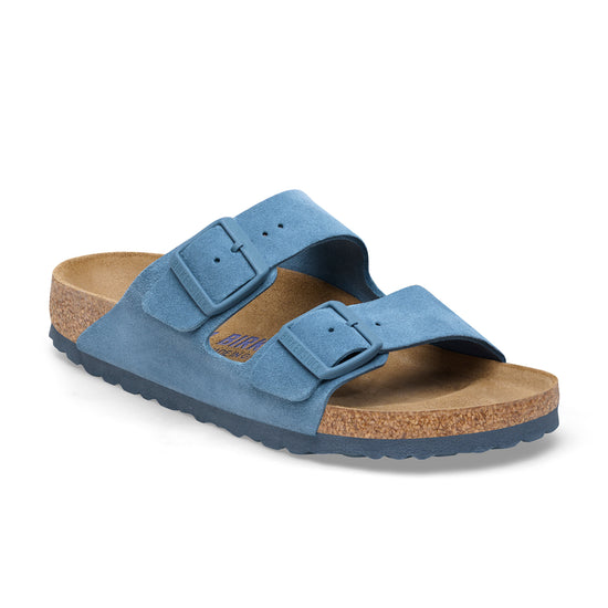 Birkenstock Arizona SFB Elemental Blue Suede Leather 