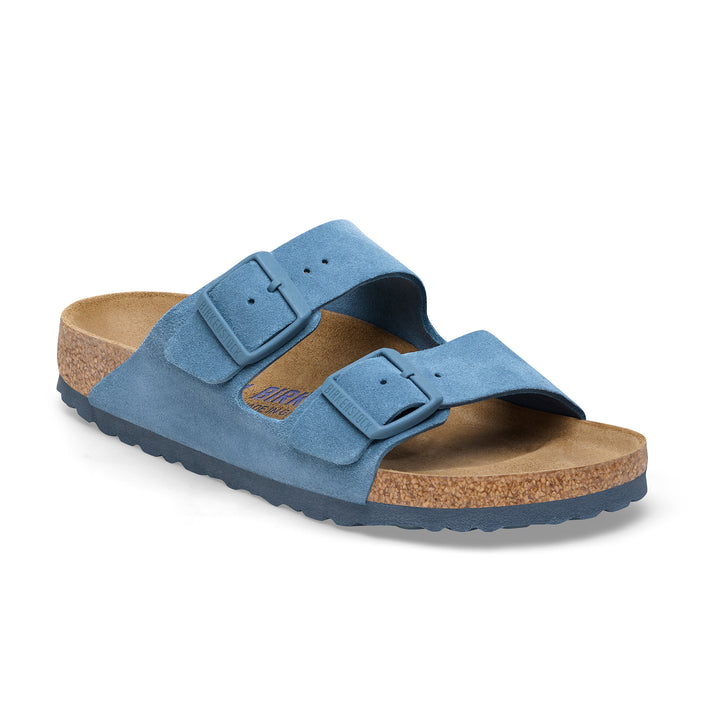 Birkenstock Arizona SFB Elemental Blue Suede Leather 