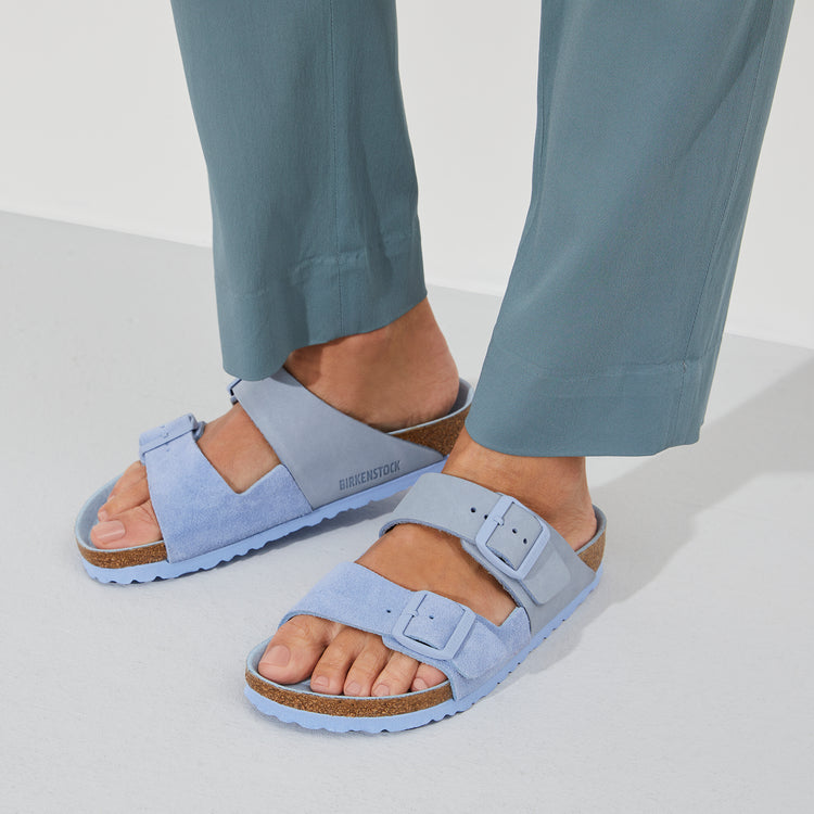 Arizona Split Dusty Blue Nubuck/Suede Leather