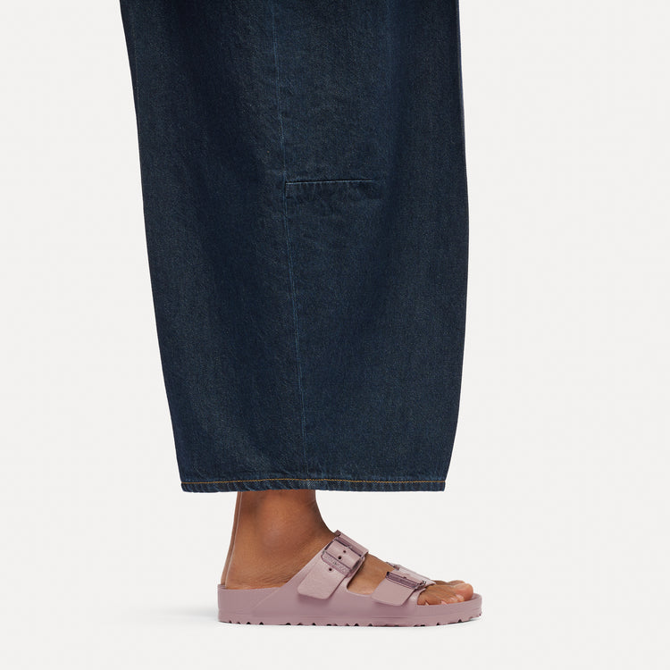Birkenstock Australia Arizona Stealth Buckle EVA Faded Purple On Model 1
