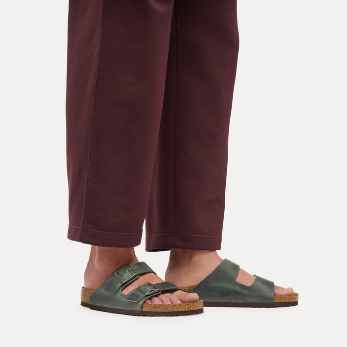 Birkenstock Australia Arizona Thyme Oiled Leather On Model 1