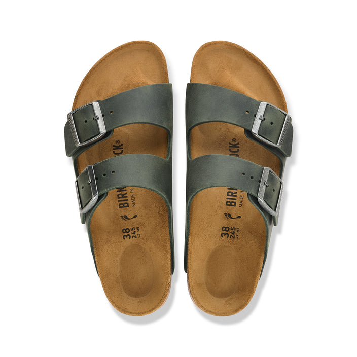 Birkenstock Australia Arizona Thyme Oiled Leather Top View