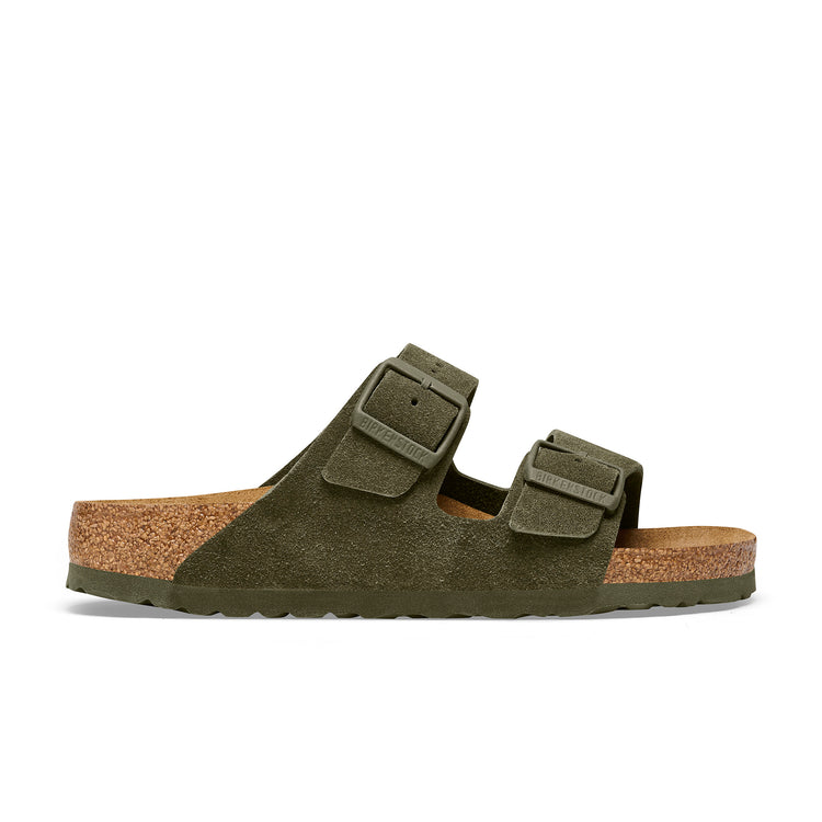 Birkenstock Arizona Thyme Suede Leather side view
