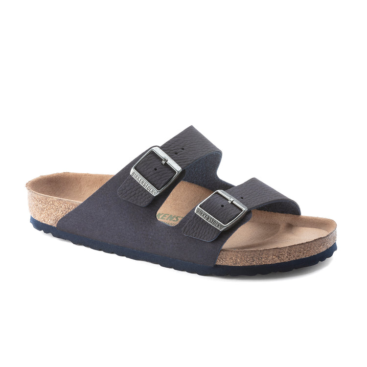 Birkenstock Arizona Vegan BirkiBuc Desert Dust Indigo Blue 
