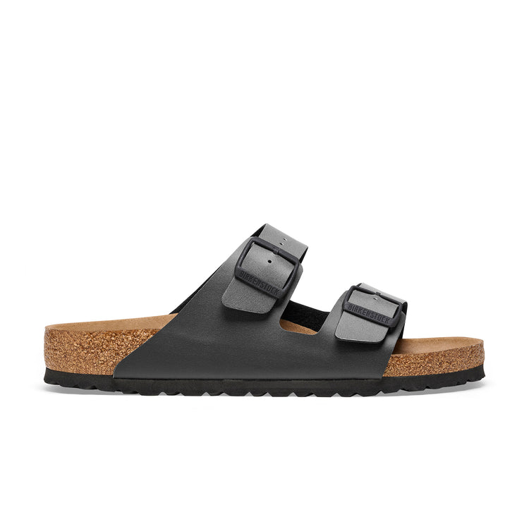 Birkenstock Arizona Vegan Ombre Black Birko-Flor side view