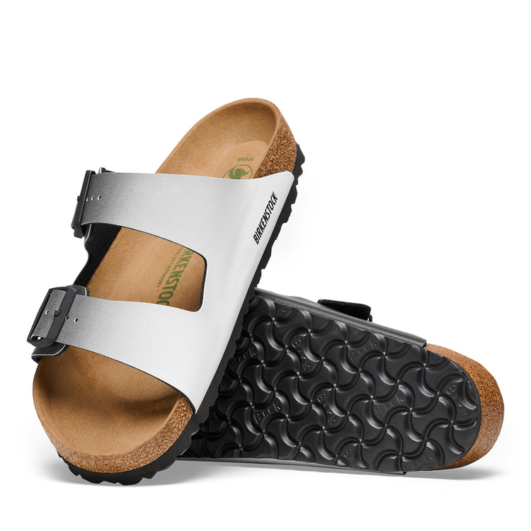 Birkenstock Arizona Vegan Ombre Black Birko-Flor sole view