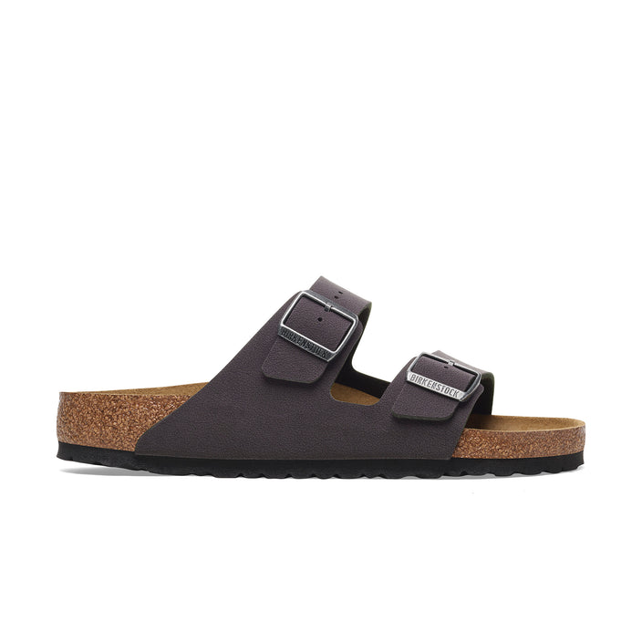 Birkenstock Arizona Velvet Grey BirkiBuc side view