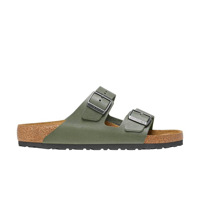 Birkenstock Arizona Vintage Wood Thyme Natural Leather side view