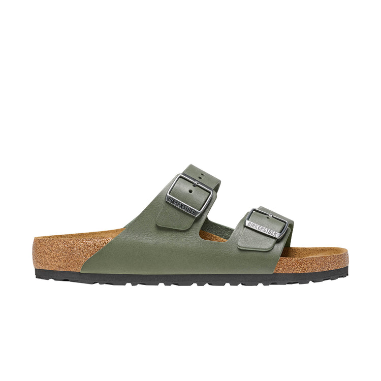 Birkenstock Arizona Vintage Wood Thyme Natural Leather side view
