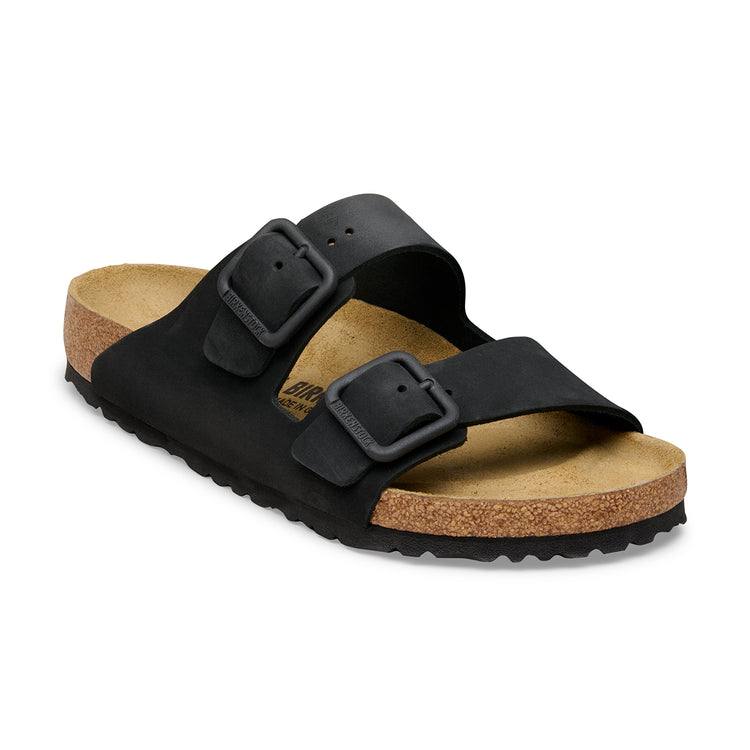 Birkenstock Australia Arizona Wire Buckle Black Nubuck Leather 