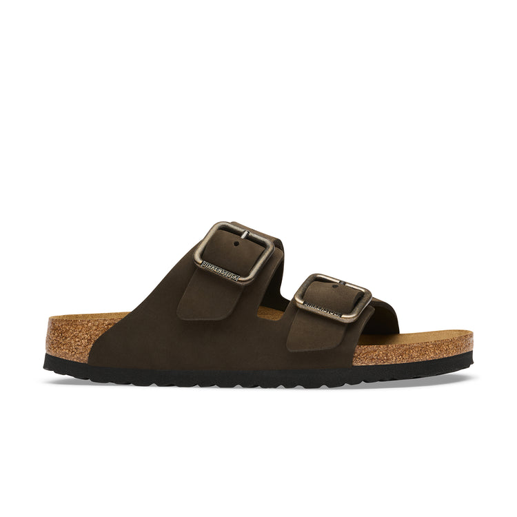 Birkenstock Australia Arizona Wire Buckle Mocca Nubuck Leather Side View
