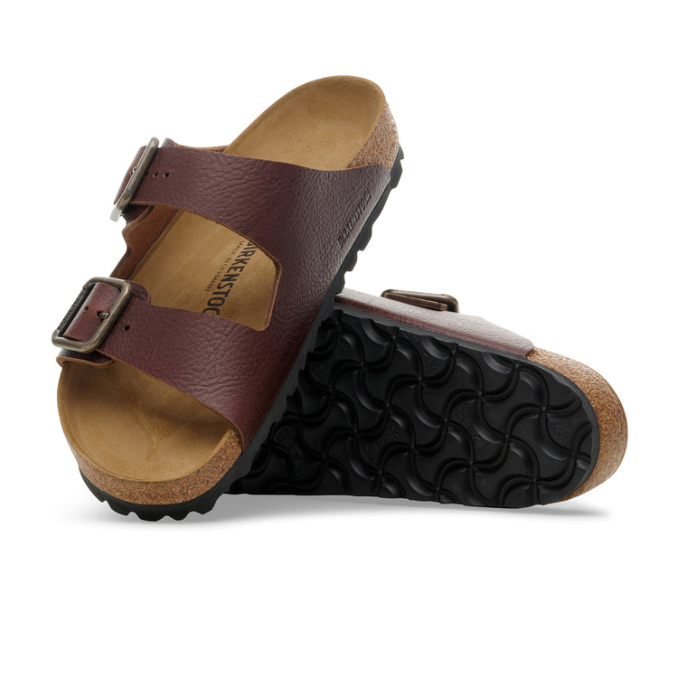 Birkenstock Arizona Wire Buckle Vintage Wood Natural Leather sole view