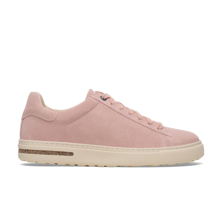 Birkenstock Bend Low Light Rose Suede Leather side view
