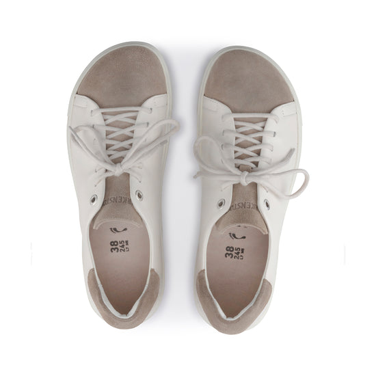 Birkenstock Bend Low Grey Taupe/Eggshell Smooth Leather top view
