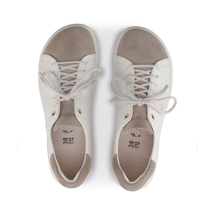 Birkenstock Bend Low Grey Taupe/Eggshell Smooth Leather top view