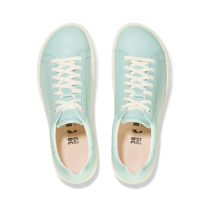 Birkenstock Bend Low Surf Green Smooth Leather top view