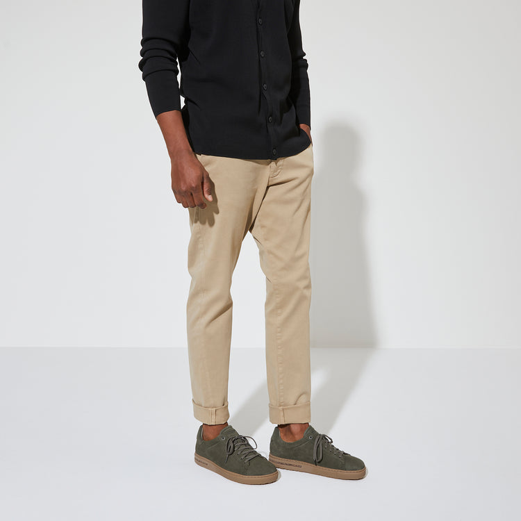 Bend Low Thyme Suede Leather