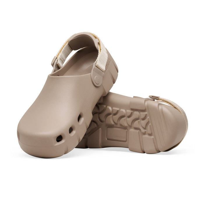 Birkenstock Australia Birki Flow Tech Loop Grey Taupe EVA sole view
