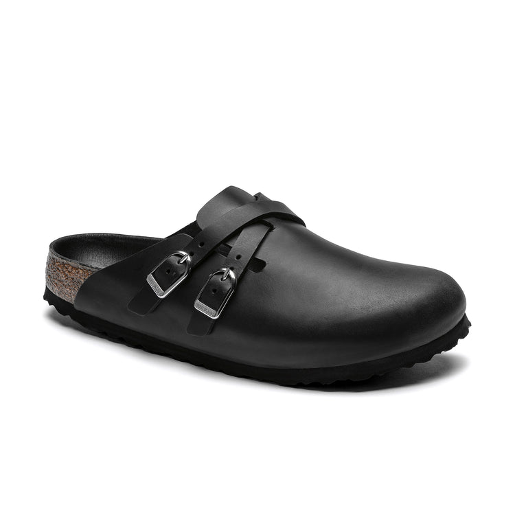 Birkenstock Australia Blair D-Buckle Black Oiled Leather