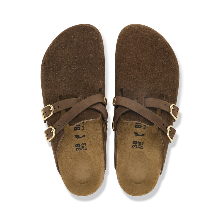 Birkenstock Australia Blair D-Buckle Carafe Suede Leather Top View