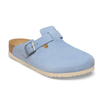 Birkenstock Australia Boston Archive Denim Blue Tumbled Nubuck Leather 