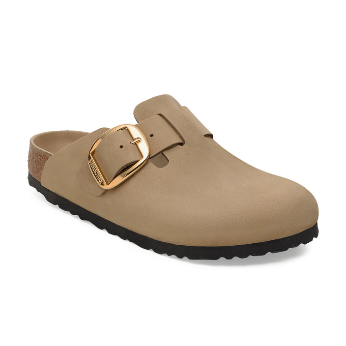 Birkenstock Boston Big Buckle Tabacco Brown Oiled Leather 
