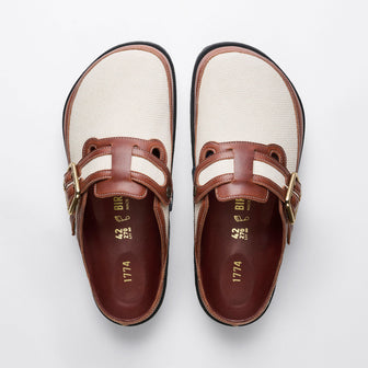 Boston Bold Cinnamon Canvas/Smooth Leather