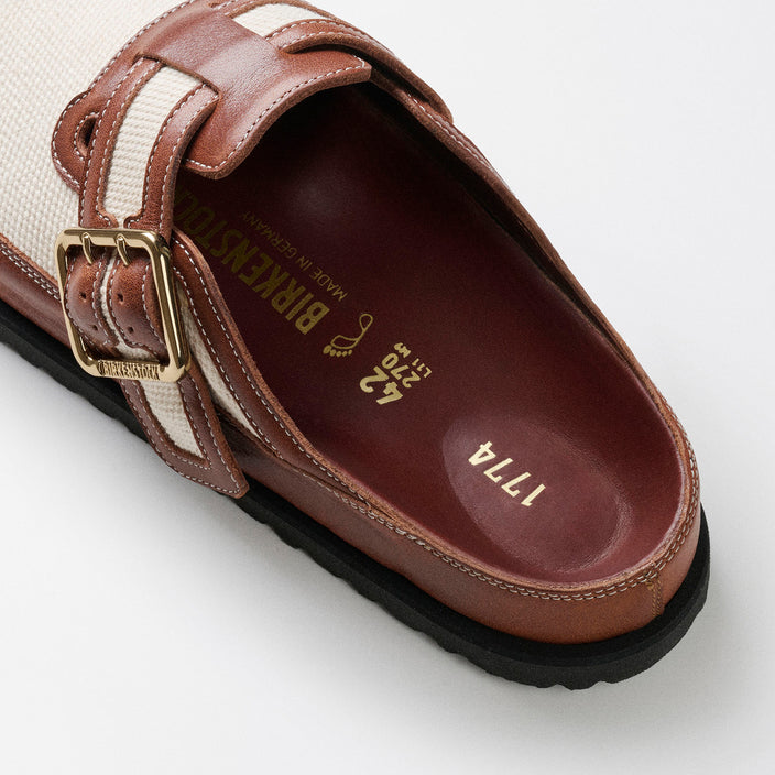 boston bold cinnamon canvas smooth leather back 1032402
