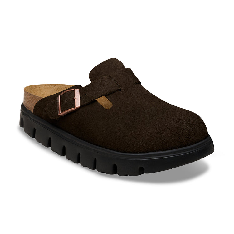 Birkenstock Australia Boston Chunky Mocca Suede Leather 