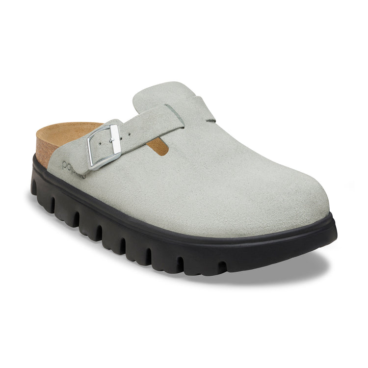 Birkenstock Australia Boston Chunky Pure Sage Suede Leather 