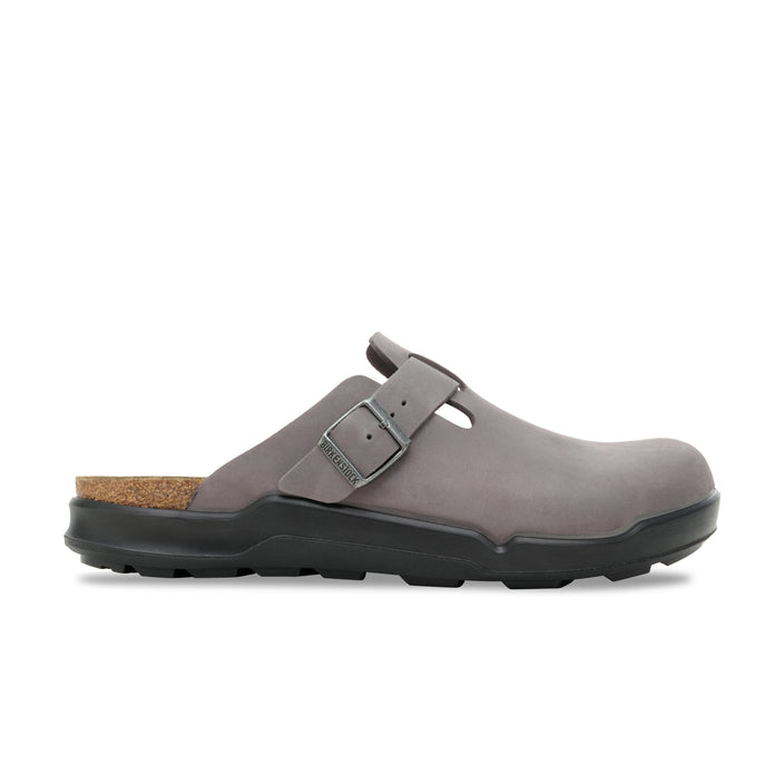 Birkenstock Australia Boston Cross Town Iron Oiled Leather side view