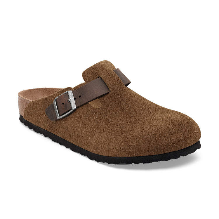 Birkenstock Australia Boston Dark Tea Oiled/Suede Leather 