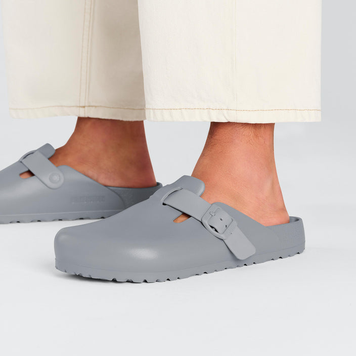 Birkenstock Boston EVA Stone Coin on model 2