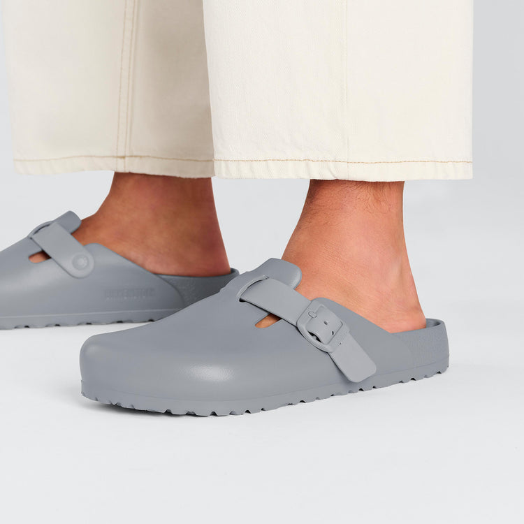 Birkenstock Boston EVA Stone Coin on model 2
