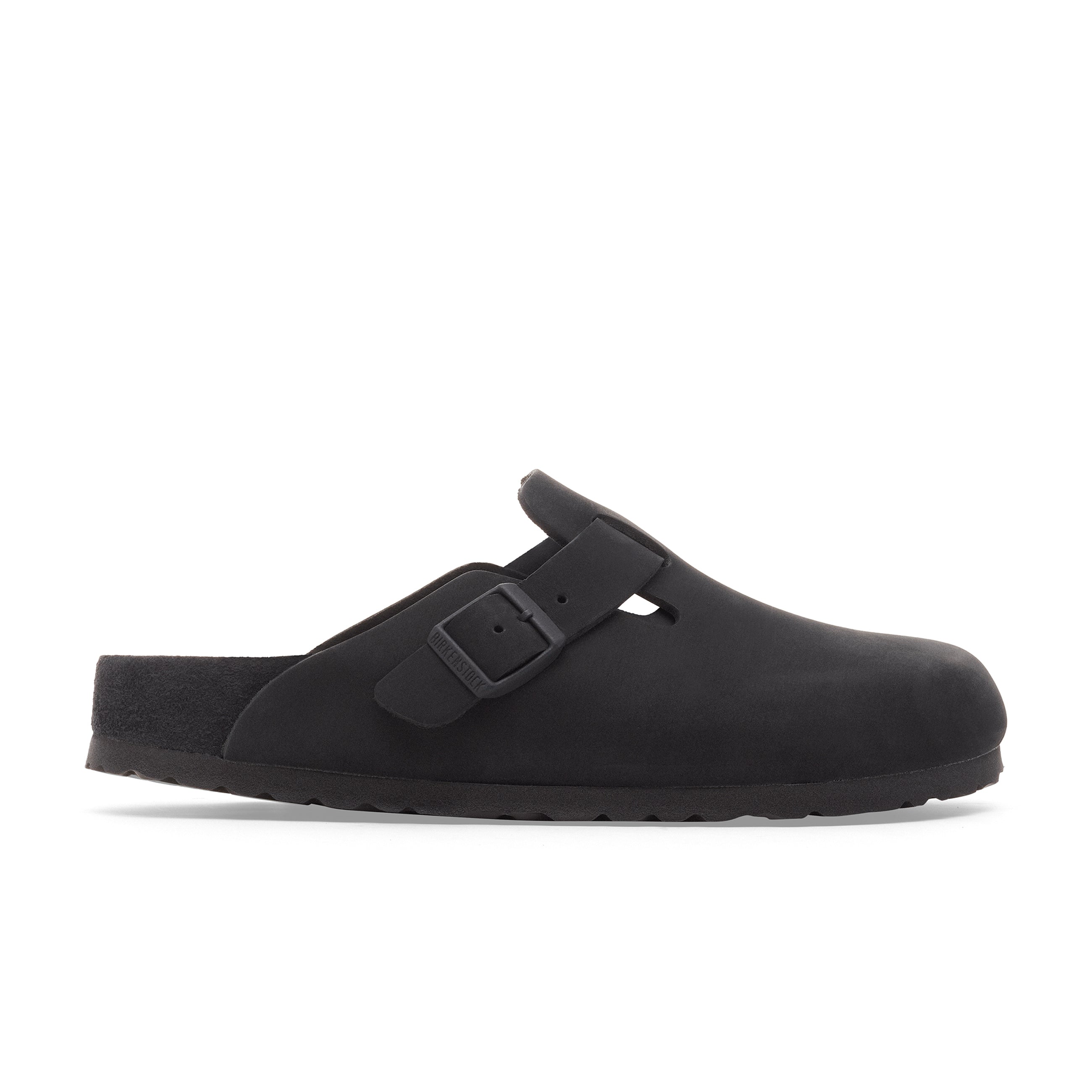 Birkenstock Boston Exquisite Black Nubuck Leather