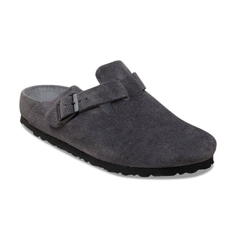 Birkenstock Australia Boston Exquisite Charcoal Suede Leather 