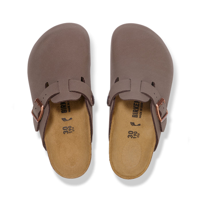 Birkenstock Australia Boston Kids Mocca BirkiBuc top view