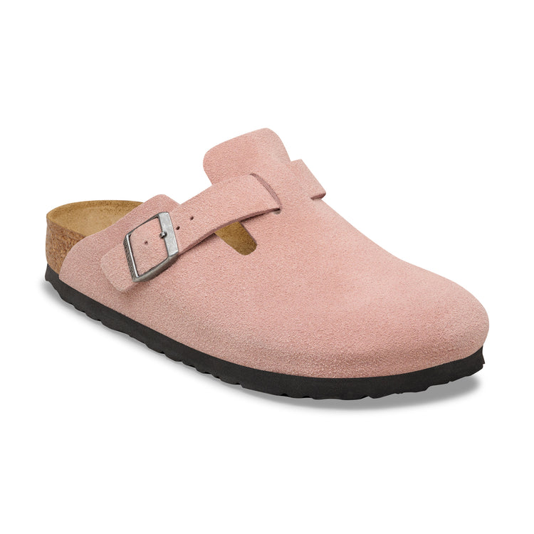 Birkenstock Australia Boston Pink Clay Suede Leather 