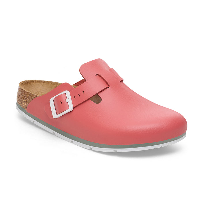 Birkenstock Boston Pro PU Coated Natural Leather Mars Red 