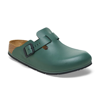 Birkenstock Boston Pro PU Coated Natural Leather Thyme 