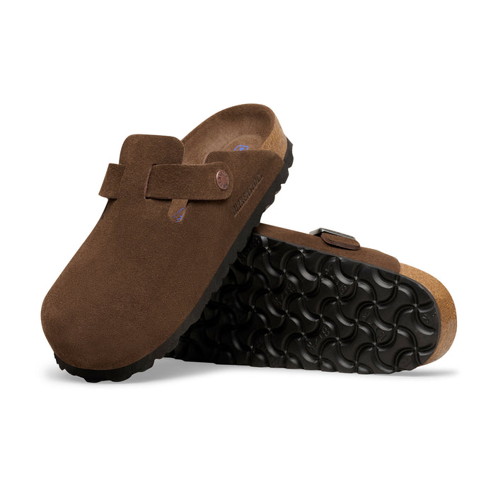 Birkenstock Australia Boston SFB Carafe Tonal Footbed Suede Leather sole view
