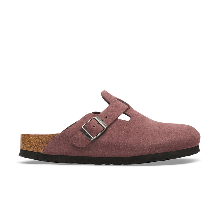 Birkenstock Australia Boston SFB Pepper Tonal Footbed Suede Leather Side View