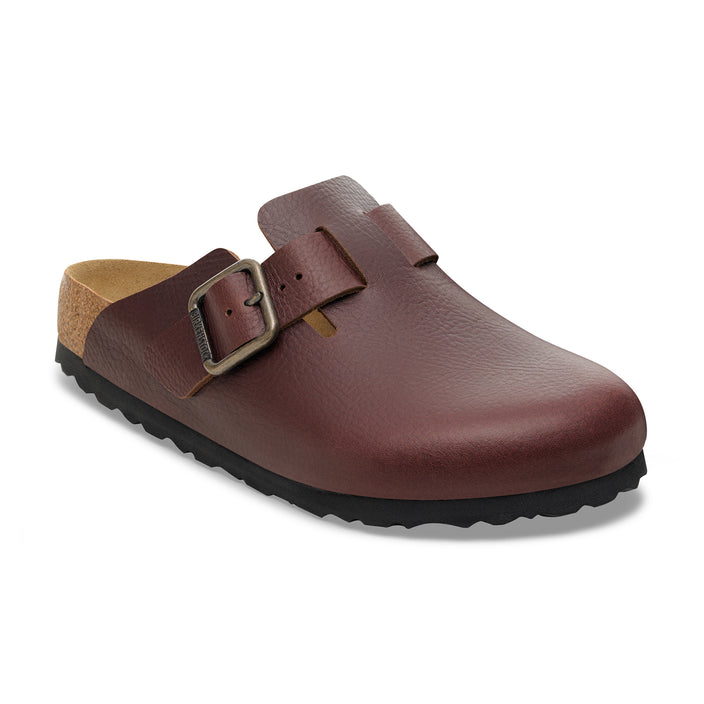 Birkenstock Boston Wire Buckle Vintage Wood Natural Leather 