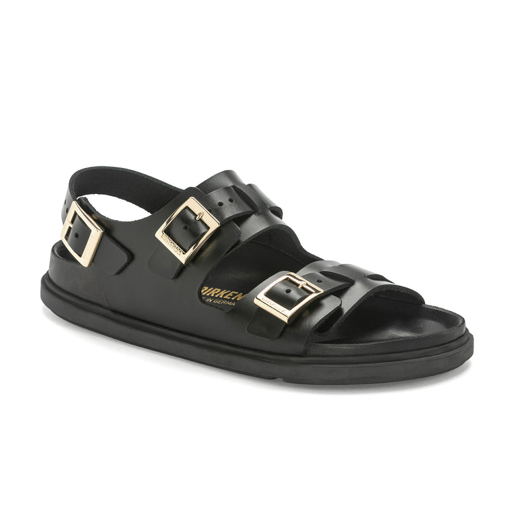Birkenstock Cannes Black Natural Leather 