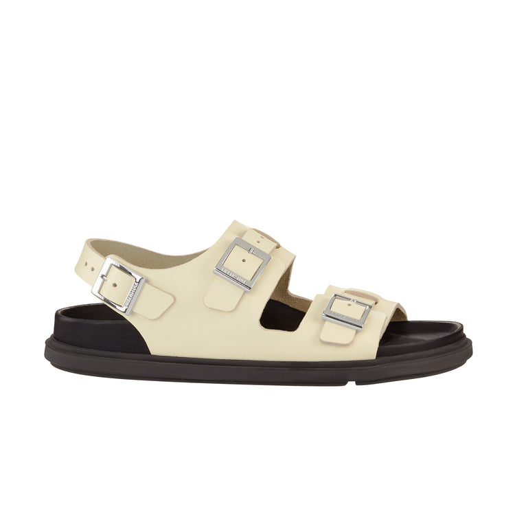 Birkenstock Cannes Exquisite Natural Leather Butter side view