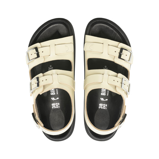 Birkenstock Cannes Exquisite Natural Leather Butter top view