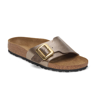 Birkenstock Catalina Cushion Buckle Graceful Taupe Birko-Flor 