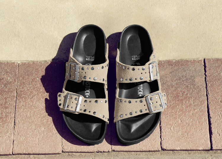 Birkenstock Australia Arizona Taupe Rivet collection banner